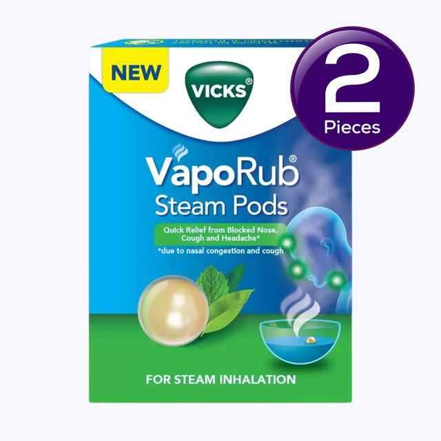 Vicks VapoRub Steam Pods 4 pc X 2 Combo