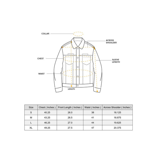 Ketch Men Spread Collar Cotton Denim Jacket - Buy at ₹495 Online