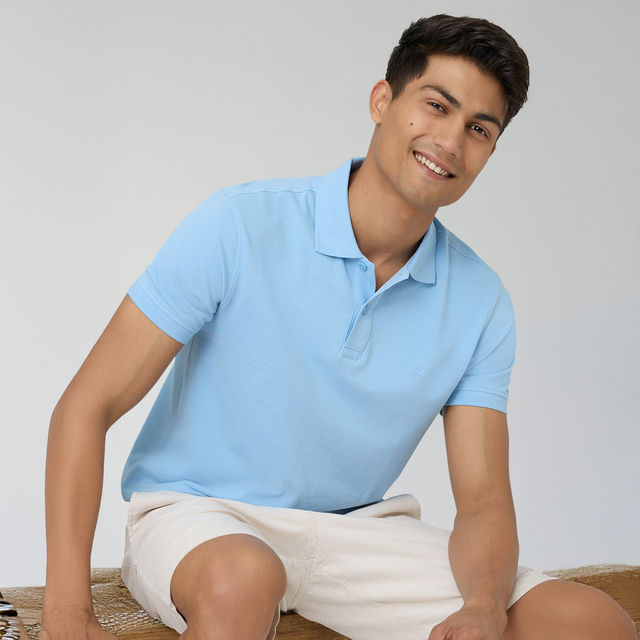 XYXX Nova Polo T-shirt - Sky Blue - Buy at ₹609 Online | Instant