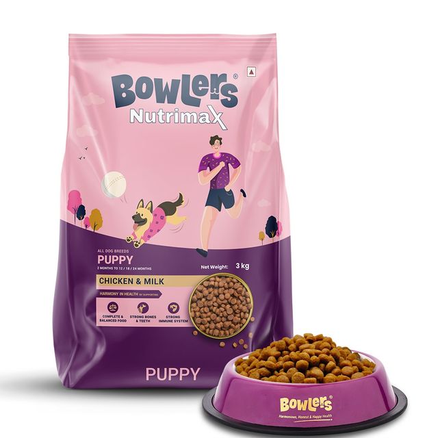 Bowlers Dry Dog food Nutrimax Chicken & Milk | Puppy