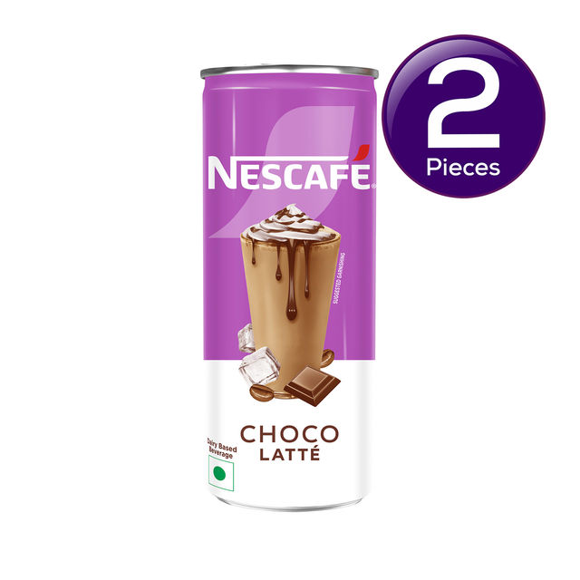 Nescafe Café Style Cold Coffee, Choco Latte 200 ml Combo