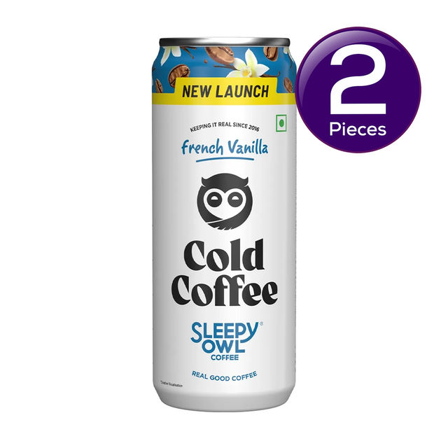 Sleepy Owl French Vanillla Cold Coffee Combo