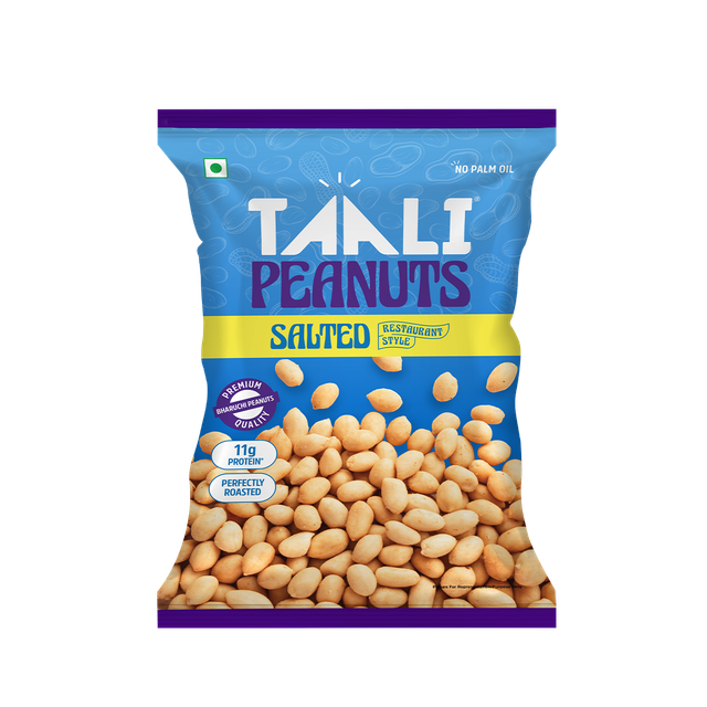 Taali Roasted Bharuchi Peanuts | Salted | Protein Rich, No Palm Oil ,Restaurant-Style Crunch