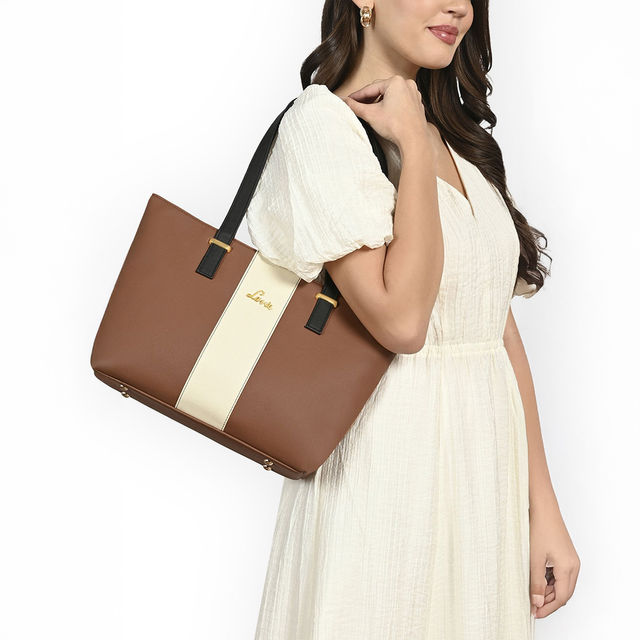 Lavie Women's Kara Colourblock Tote Handbag - Buy at ₹1212 Online