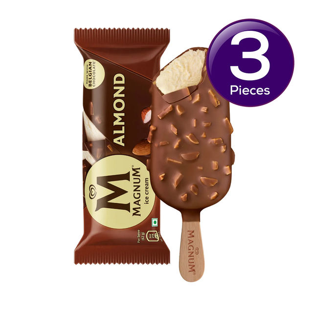 Kwality Wall's Magnum Almond Ice Cream Stick Combo