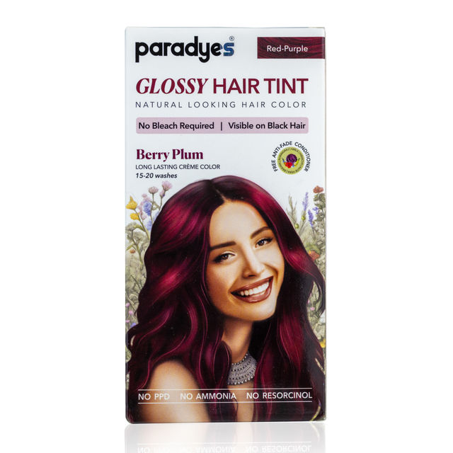 Paradyes No Bleach Berry Plum Glossy Hair Tint