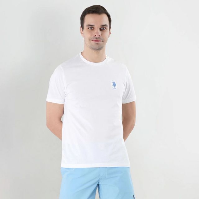 U.S. Polo Assn. Crew Neck Embroidered Logo I633 Lounge TShirt Pack