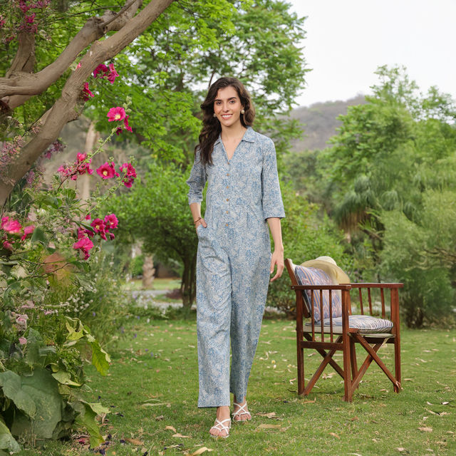 Jisora Women's Cotton Flex Jumpsuit (JS2552) - Buy at ₹1316
