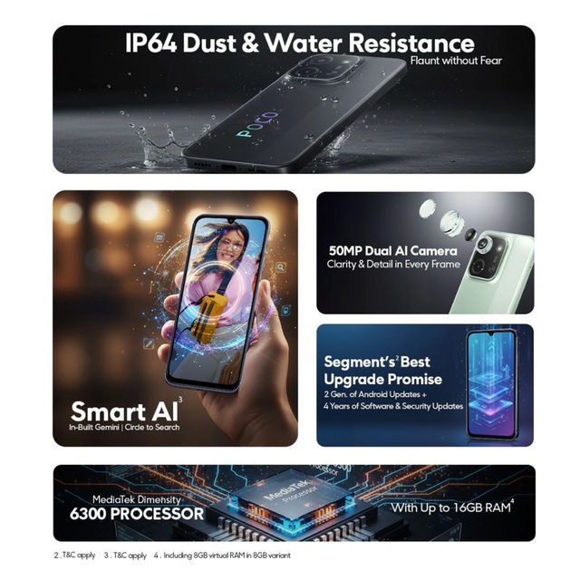 POCO C85 5G Mystic Purple - Buy at ₹16599 Online | Instant