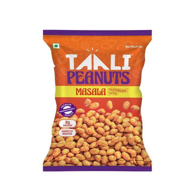 Taali Roasted Bharuchi Peanuts | Masala | Protein Rich, No Palm Oil ,Restaurant-Style Crunch