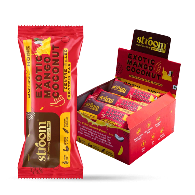 Stroom Exotic Mango Coconut Protein Bars