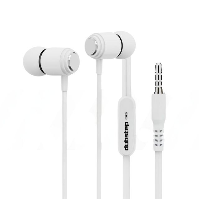 Dubstep Squad M7 With X-Bass Technology - 10Mm Dynamic Drivers In-Ear Wired Earphones Mic - White