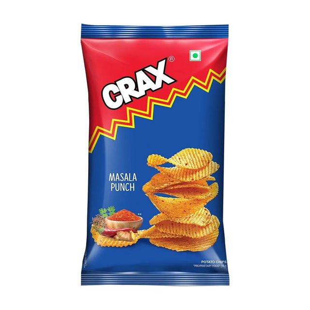 Crax Masala Punch Potato Chips Snacks