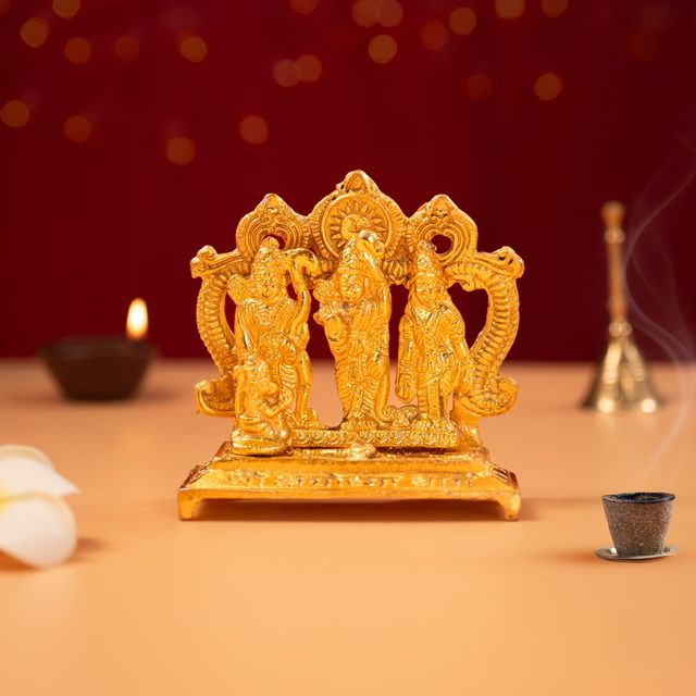 Jai Kashi Ram Darbar God Idol Brass