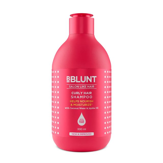 Bblunt Curly Hair Shampoo With Coconut Water & Jojoba Oil