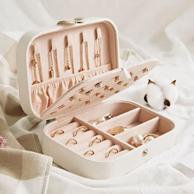 Shining Diva Fashion Pu Leather Storage Case Jewellery Organisers