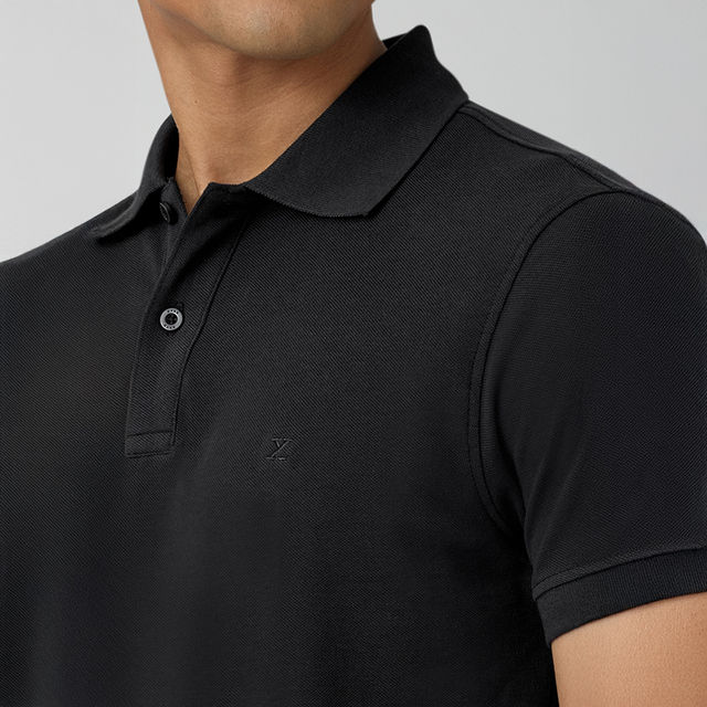 XYXX Nova Polo T-shirt - Pitch Black - Buy at ₹609 Online