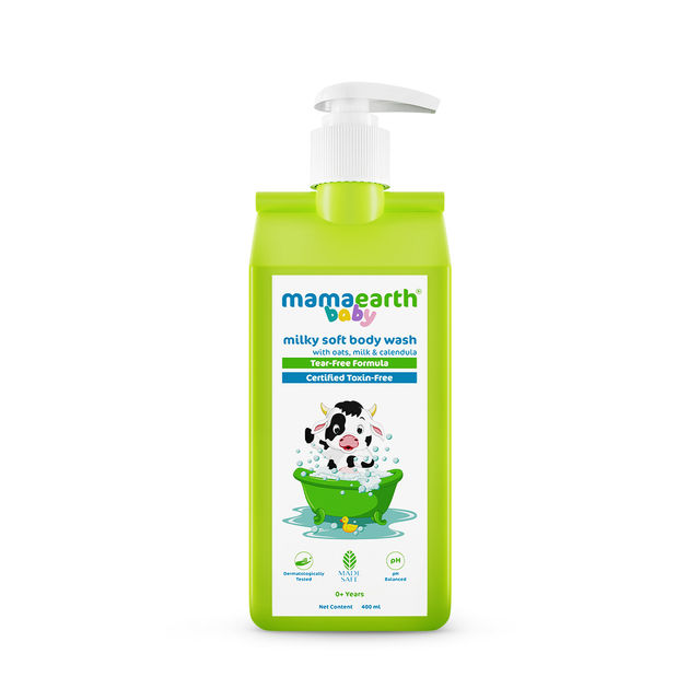 Mamaearth Milky Soft Body Wash Baby For Kids