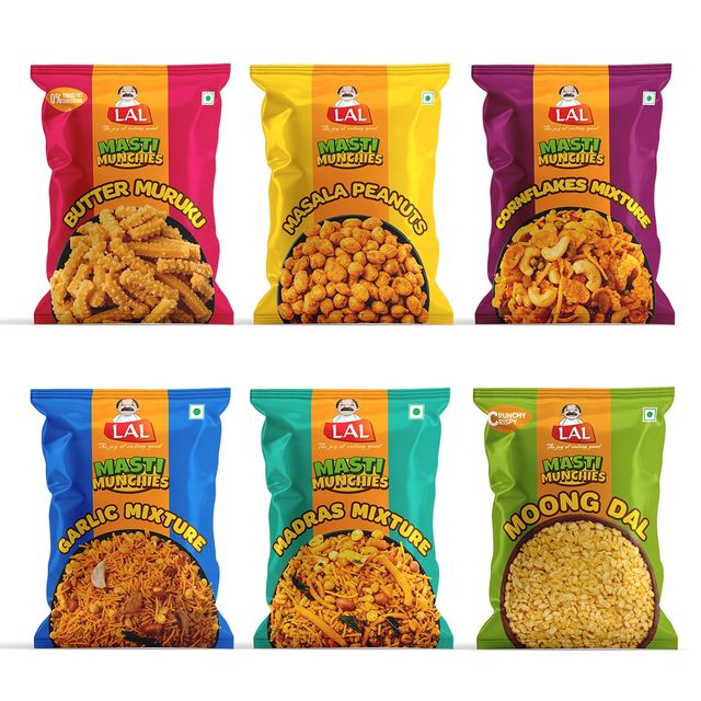 Lal Sweets Namkeens | Pack Of 6