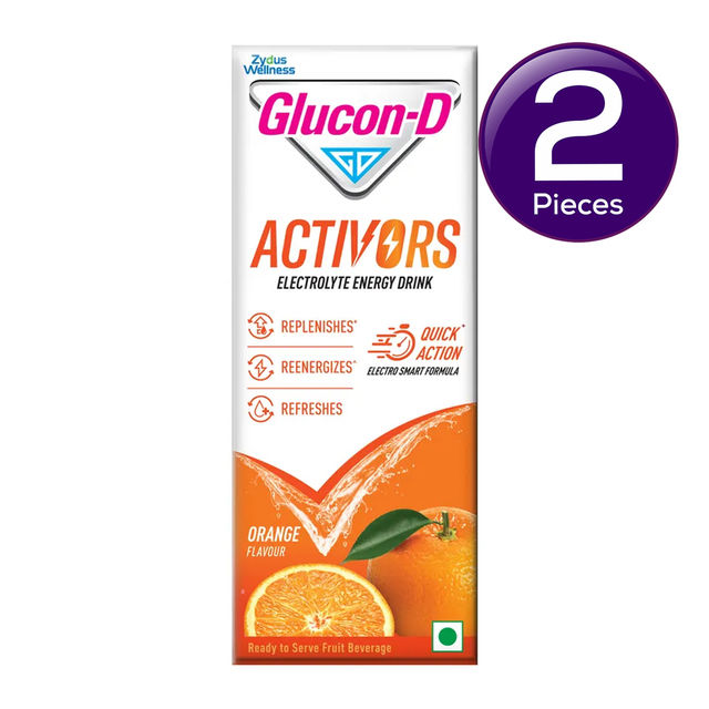 Glucon-D Activors Orange Combo
