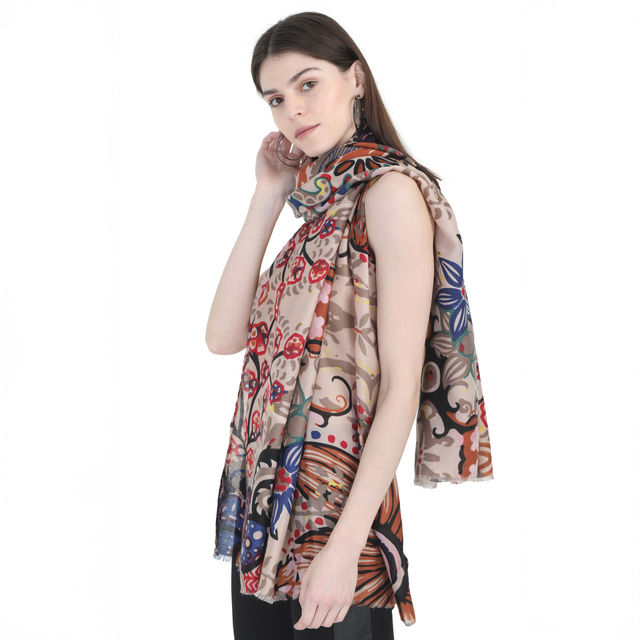 Fabseasons Women's Printed Cotton Scarf - Buy at ₹850 Online