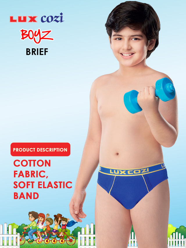 た*う様 LUXXE extra edition Lux Cozi Boy's Ultra Soft Outer Elastic Briefs - Buy at ₹170