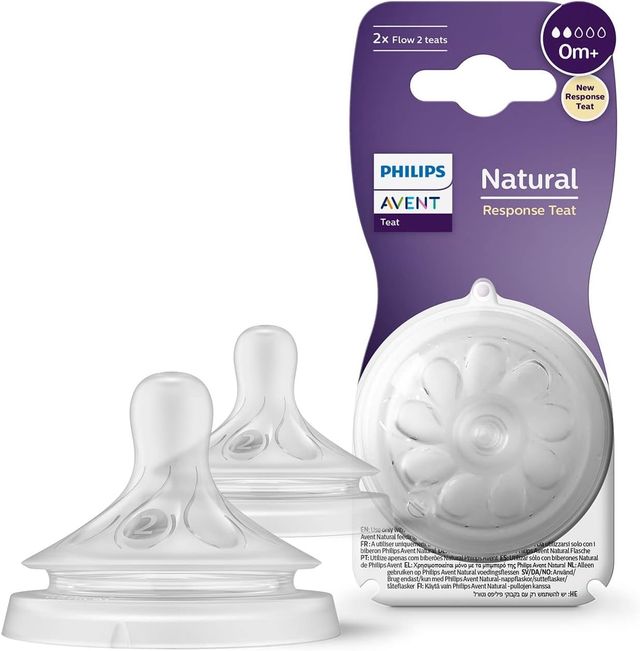Philips Baby Care Natural Response Teat Bottle Nipple For Kids | 0+ months