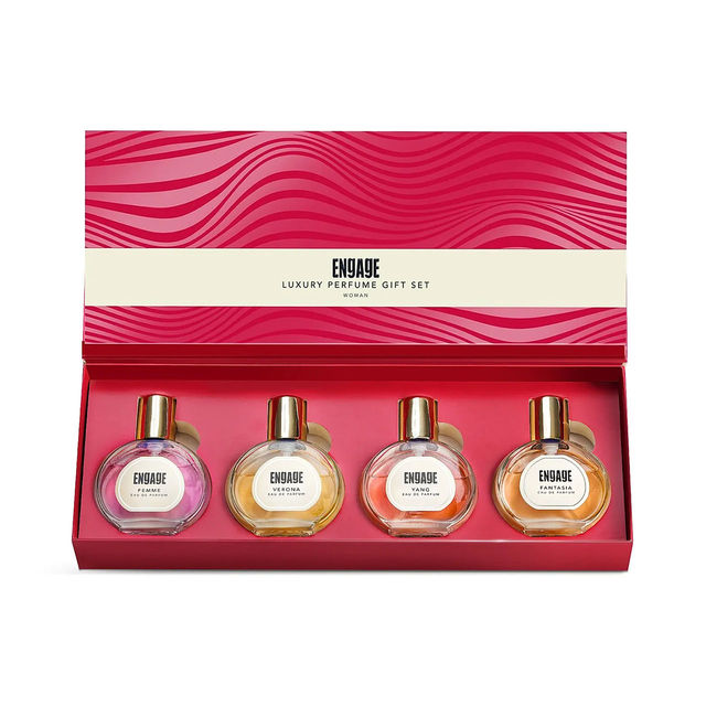 Engage Luxury Perfume Gift Set for Women, Travel Sized, Assorted Pack