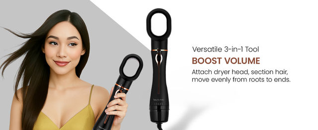 Buy Urban Yog 3-In-1 Hot Air Brush Dryer, Straightener