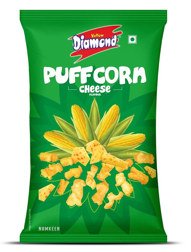 Yellow Diamond Cheese Flavoured Puffcorn