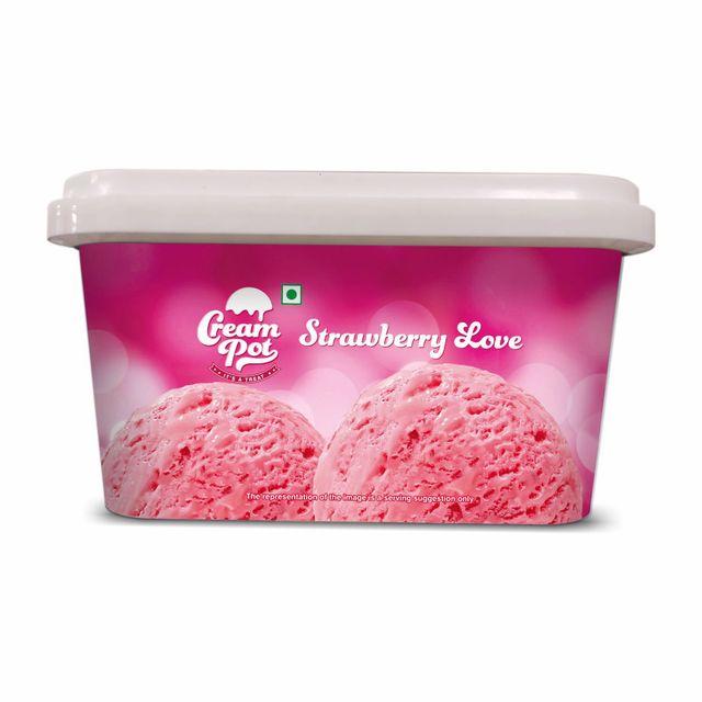 Cream Pot Strawberry Buy online at ₹170 near me