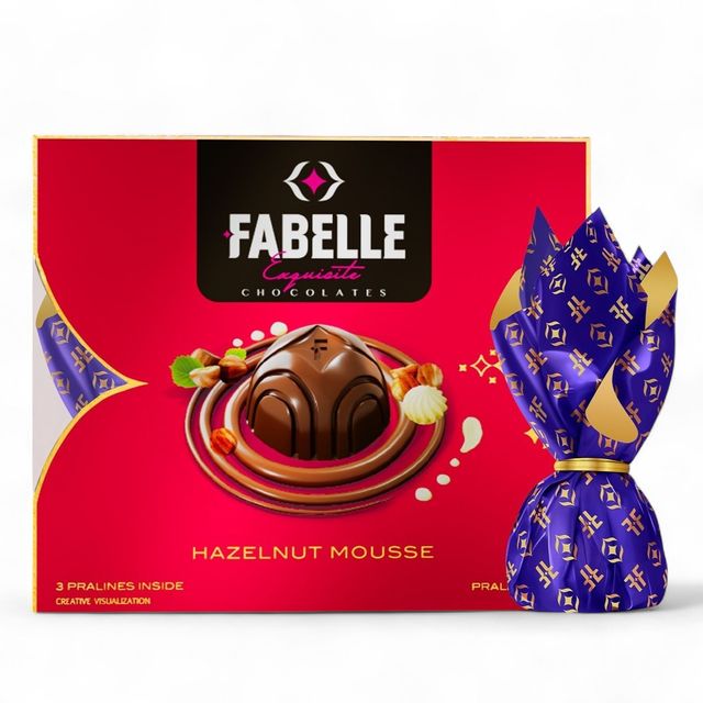 Fabelle Hazelnut Handcrafted Chocolate Truffles Inspired by Classic Desserts, Assorted Luxury Chocolates Gift Pack