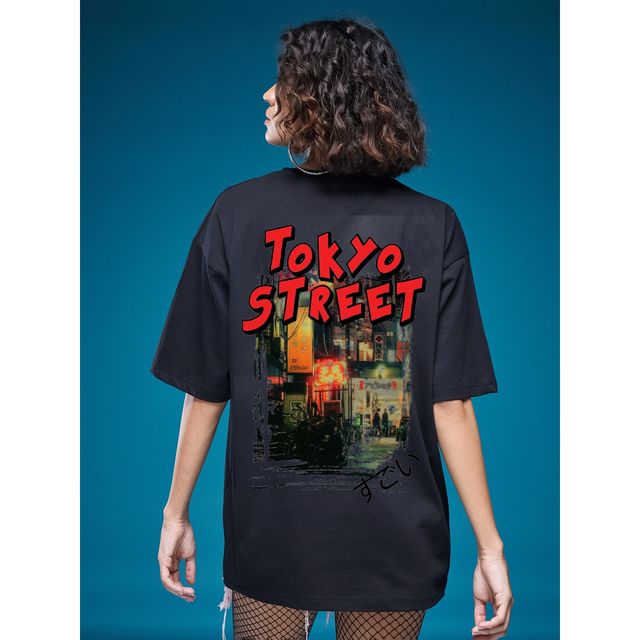 Smartees Women's Oversize Printed T-shirt - Buy at ₹243 Online