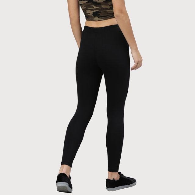 cotton leggings legging stretch femme