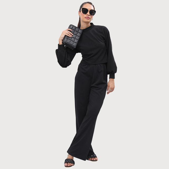 Ketch Women Turtle Neck Top With Trouser Co-ords - Buy at ₹245
