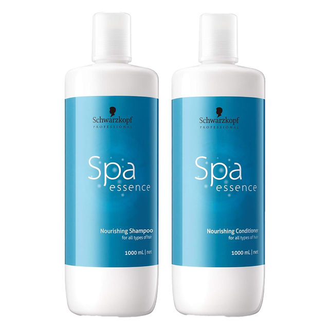 Schwarzkopf Professional Spa Essence Nourishing Conditioner(1l) & Schwarzkopf Professional Spa Essence Nourishing Shampoo(1l) Combo
