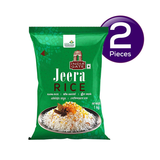 India Gate Jeera Rice | Short Grain 1 kg Combo