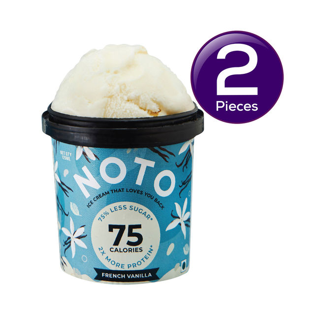 NOTO French Vanilla Low Calorie Ice Cream 100 ml Combo