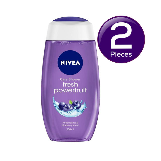 Nivea Shower Gel Power Fruit Fresh Body Wash 250 ml Combo 250 ml X 2