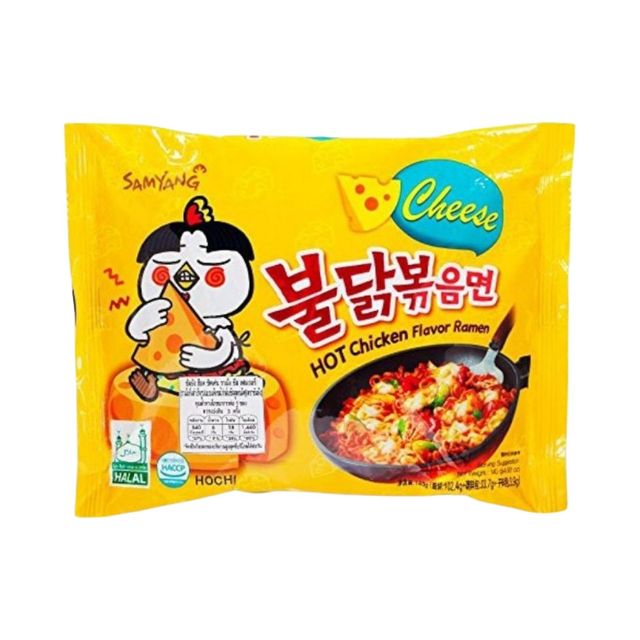 Korean Samyang Cheese Flavour Hot Chicken Noodles Non Veg