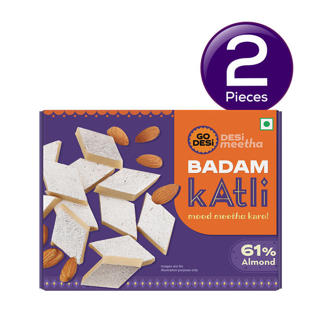 Go Desi Badam Katli 200 g Combo
