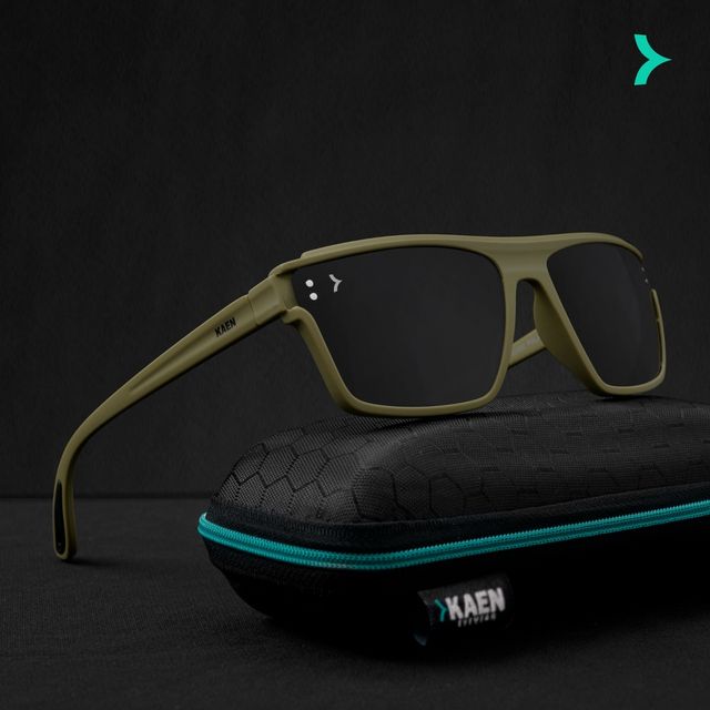 カネキ Eyewearlabs Men Sunglassses KAEN Knox Green Wayfarer - Buy at