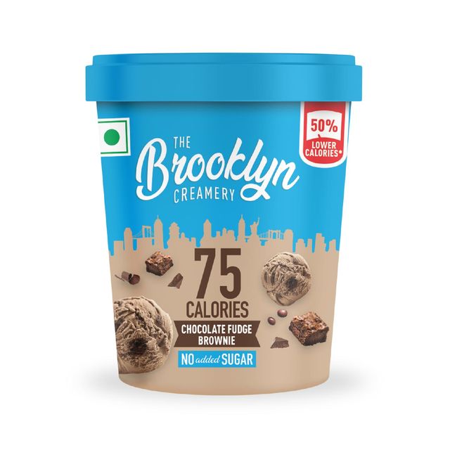The Brooklyn Creamery Choco Fudge Brownie Cup - Zero Added Sugar