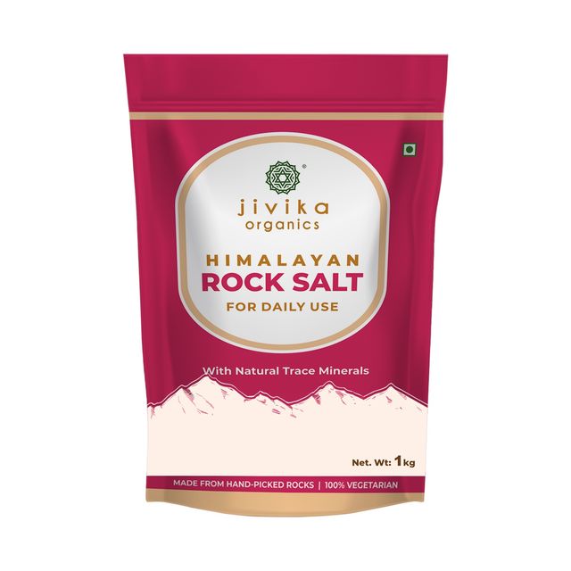 Jivika Mineral-Rich Himalayan Rock Salt | Low Sodium Pink Salt
