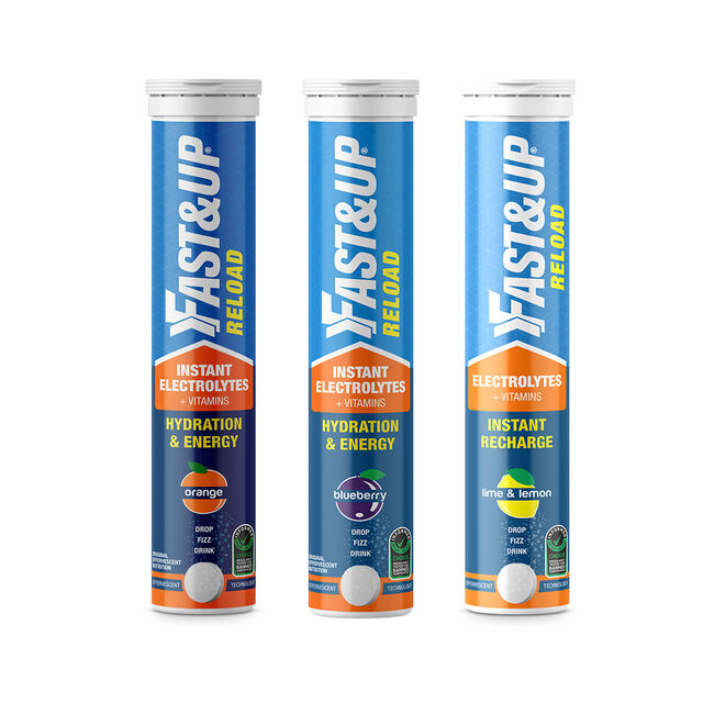 Fast&Up Reload Lime & Lemon Instant Energy Drink 5 Essential Electrolytes 20 PIECE & Fast&Up Reload  Orange Instant Energy Drink 5 Essential Electrolytes 20 PIECE & Fast&Up Reload Orange Instant Energy Drink 5  Essential Electrolytes 20 PIECE & Fast&Up Reload Blue Berry Instant Energy Drink 5 Essential Electrolytes 20 PIECE