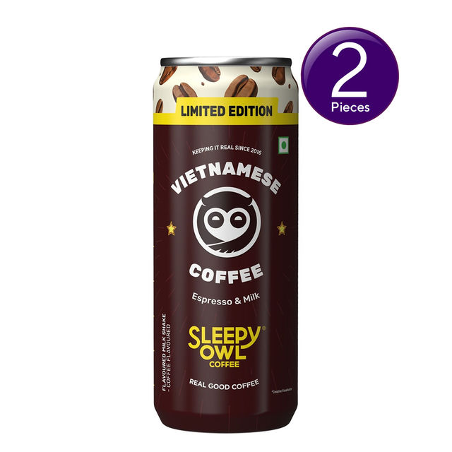Sleepy Owl Vietnamese Cold Coffee Can Combo