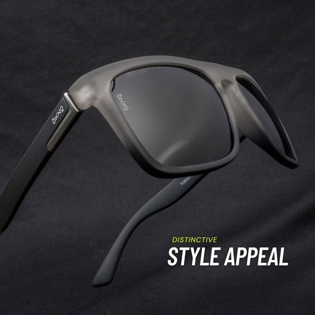 Eyewearlabs Men Sunglassses OKNO Defender Grey Square - Buy at