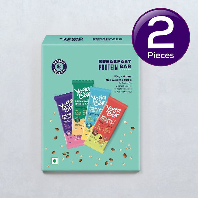 Yoga Bar 8g Breakfast Protein Bar Variety Pack, Berries, Millets and Seeds, High Fibre Granola Bar 270 g Combo