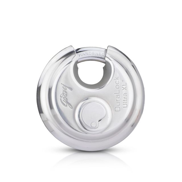 Buy Godrej Locks 4066 Ultra xl+ duralock padlock 70mm with 3 key Silver ...