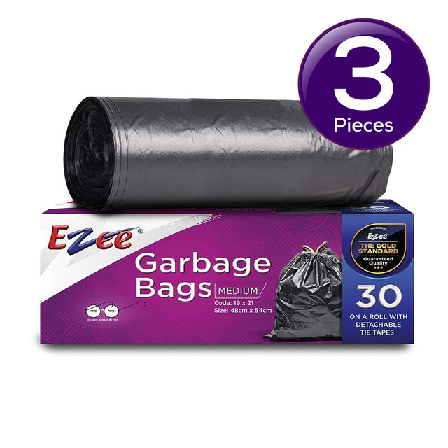 Ezee Small Garbage Bags 17 x 19 Inch 30 pc Combo